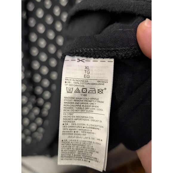 Women's Old Navy Geometric Black and White Dress Size XL Midi Tie Neckline - Picture 6 of 8